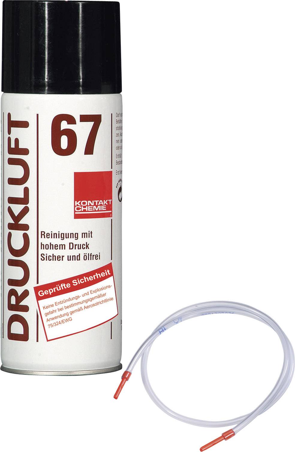 Kontakt Chemie Druckluft 67 Sűrített levegő spray nem gyúlékony, szórócsővel 400 ml