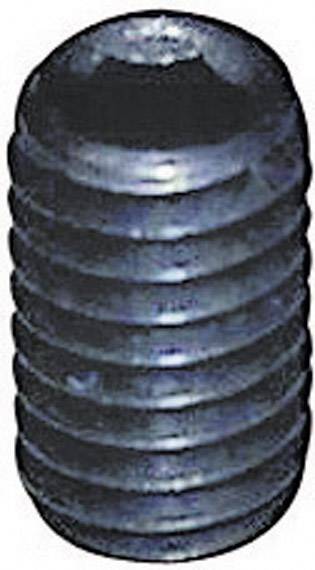 Toolcraft belső kulcsnyílású hernyócsavar, M2 x 5 mm, DIN 913, fekete, 20 db 888110