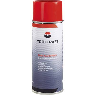 Cink-Alu spray, rozsdavédő galvanizáló felület felújító spray 400 ml Toolcraft 886529