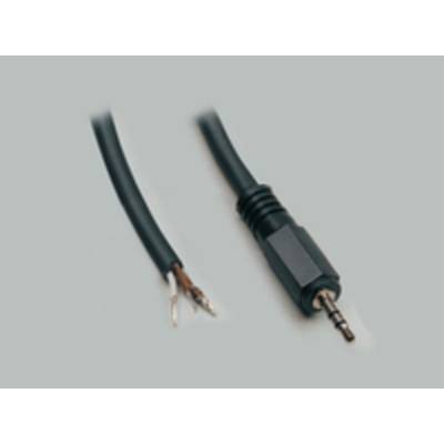 Audio kábel 2,5 mm-es jack dugóval sztereo 1,8 m