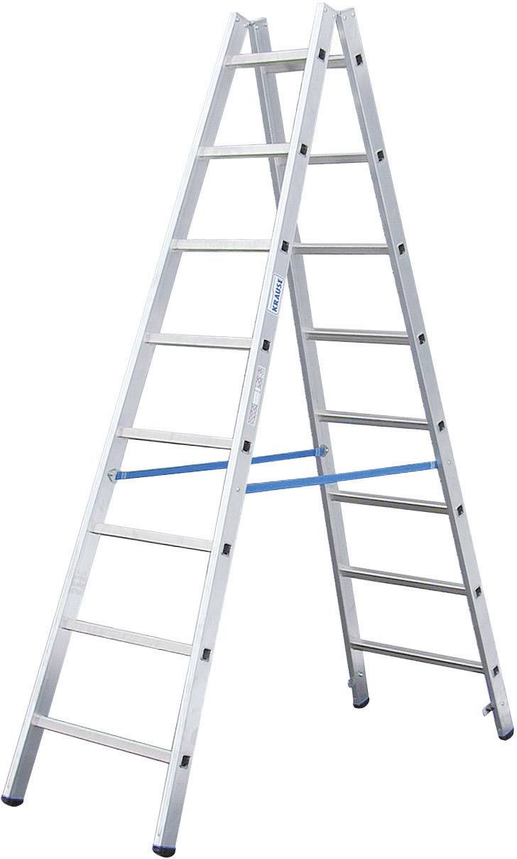 Krause STABILO® 124906 Alumínium Több fokos kettős létra Munkamagasság (max.): 3.05 m Ezüst DIN EN 131 6.3 kg