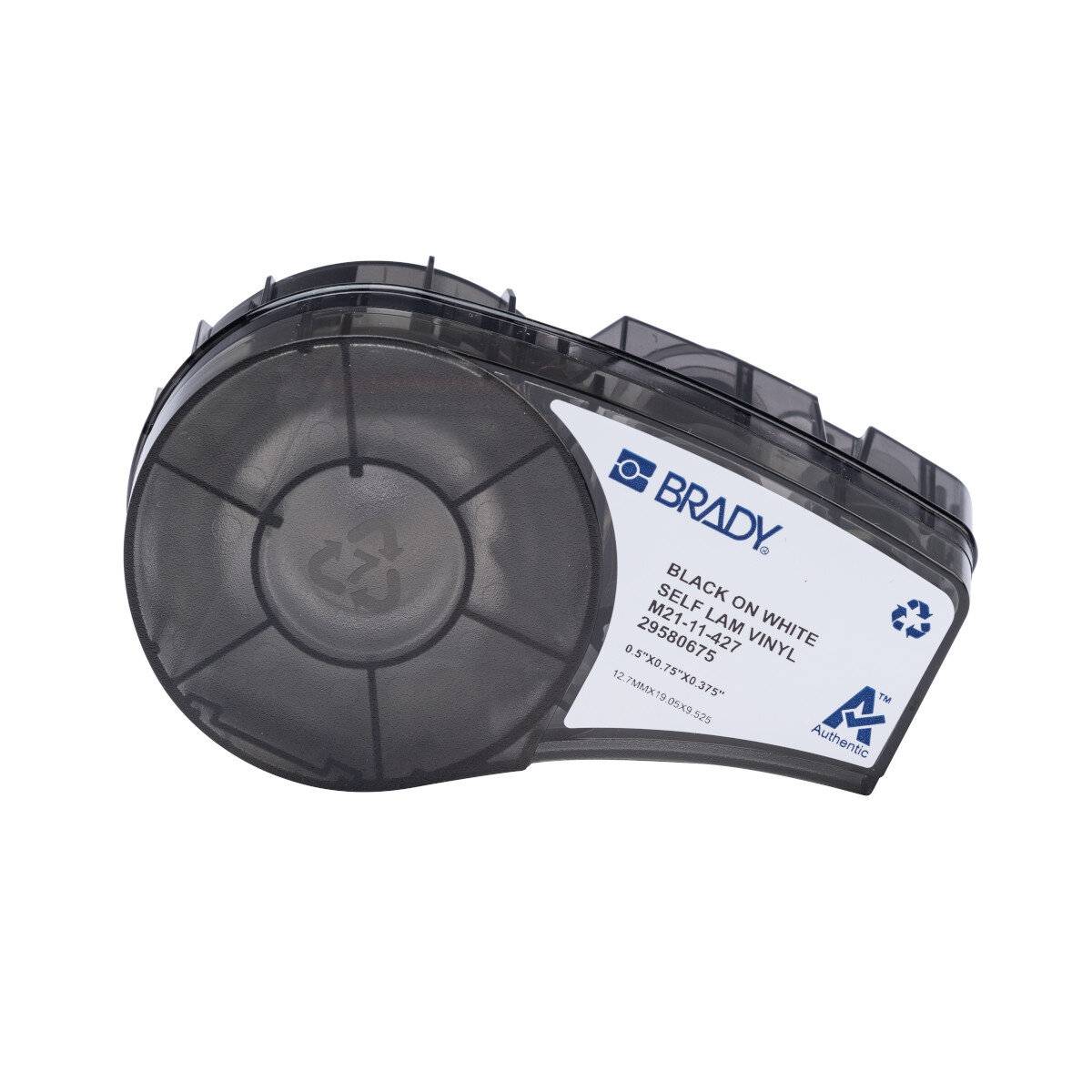 Brady Etikettek 12.70 x 19.05 mm Vinil fólia Fehér 1 db Véglegesen tapadó 152083 Univerzális etikett-1