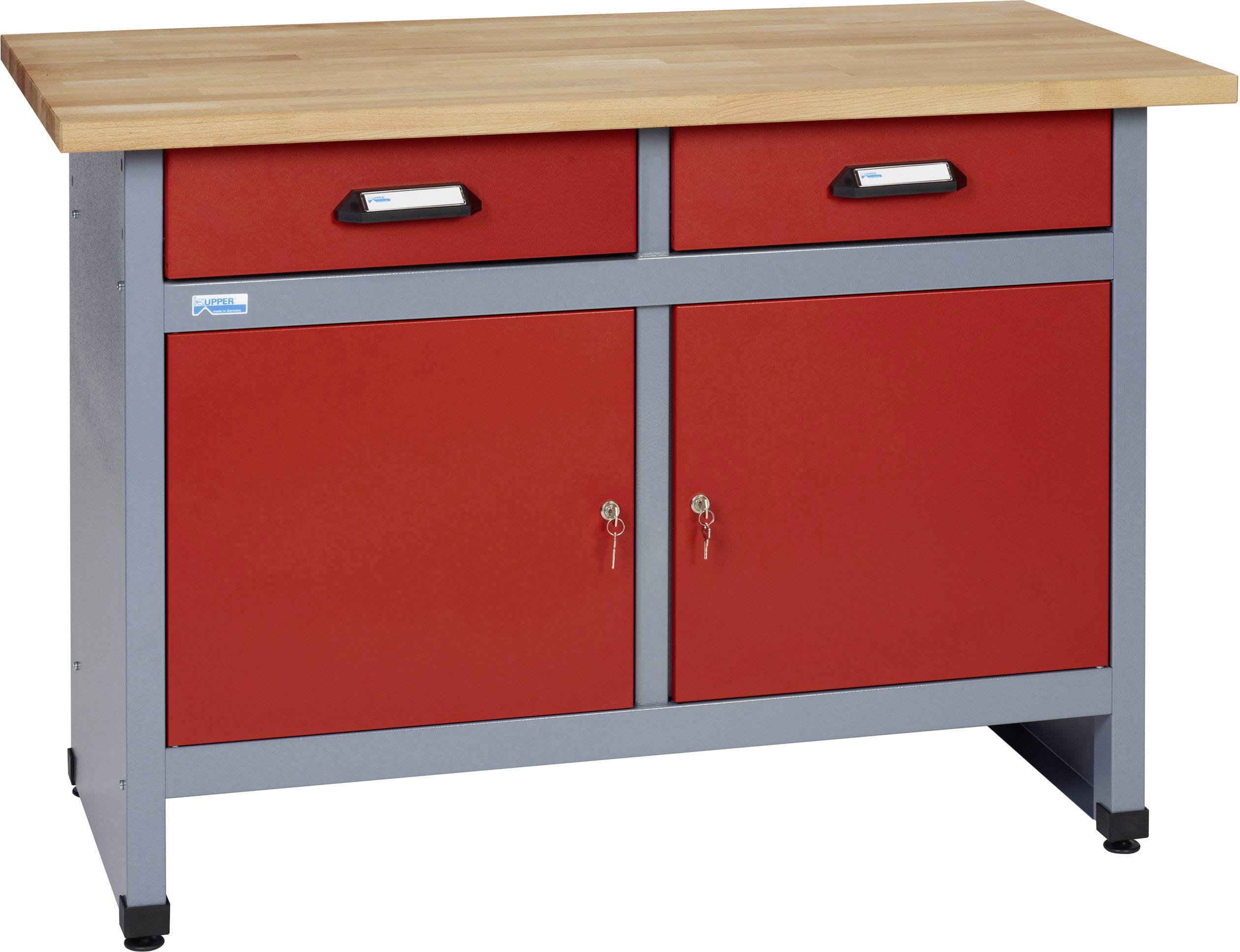 Küpper 12052 Munkapad (Sz x Ma x Mé) 1200 x 840 x 600 mm Piros, Ezüst