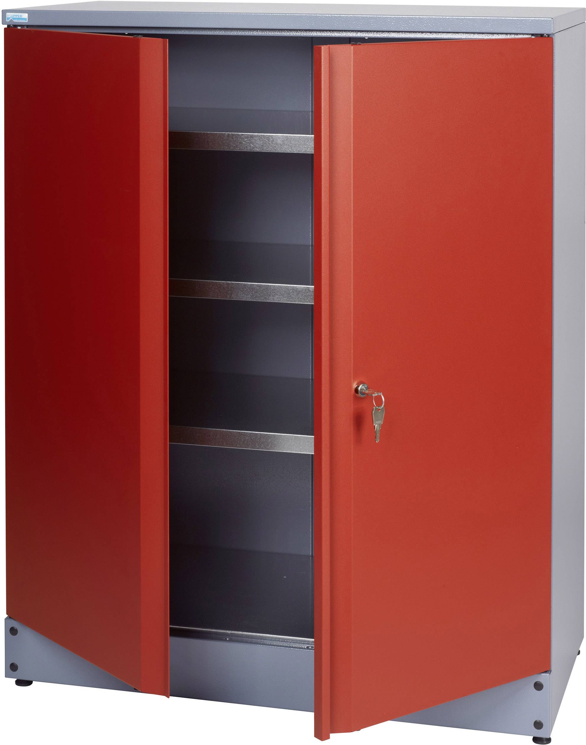 Küpper 71692 Szerszám magas szekrény (Sz x Ma x Mé) 91 x 110 x 45 cm Piros, Ezüst