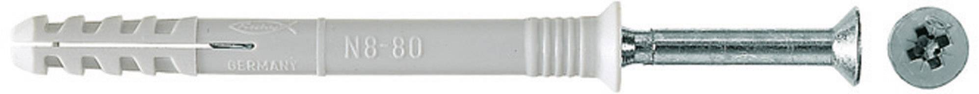 Fischer 048791 N 8 x 60/20 S Beütődübel 60 mm 8 mm 100 db