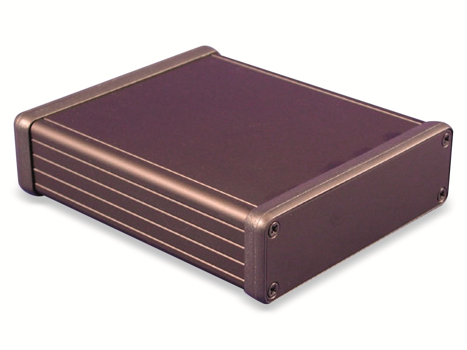 Hammond Electronics alumínium műszerdoboz 1455 1455L1201BK alumínium (H x Sz x Ma) 120 x 103 x 30.5 mm, fekete