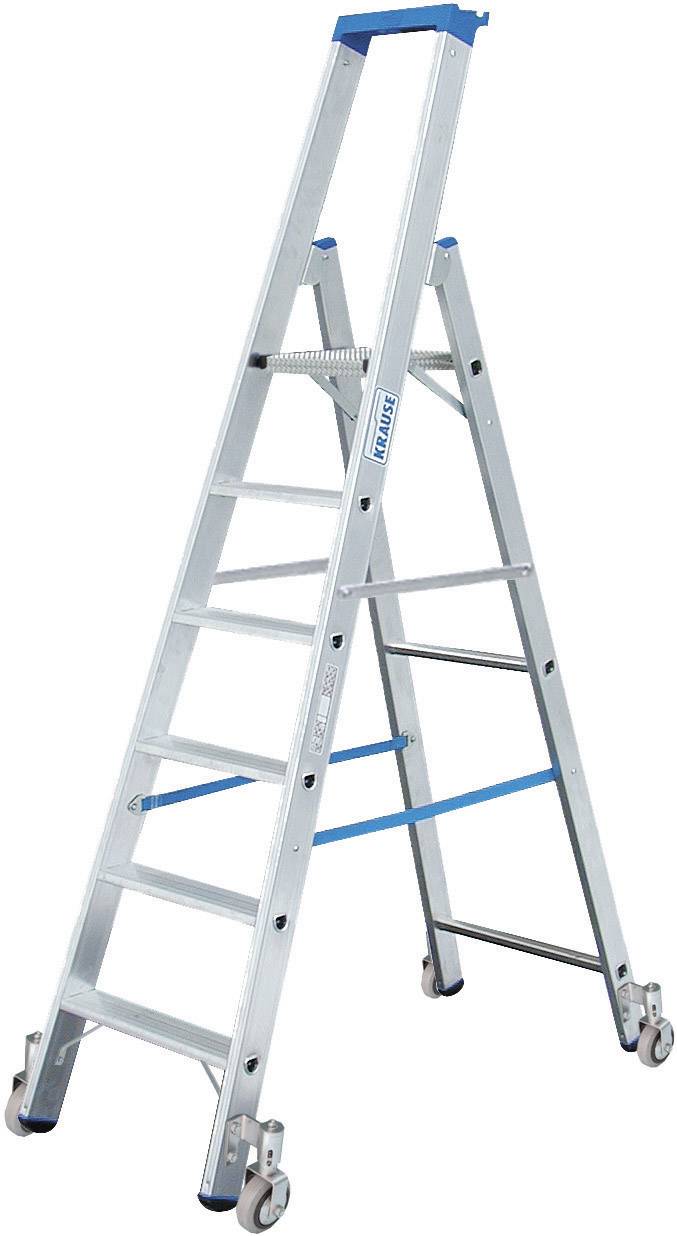 Krause 124630 Alumínium Több fokos álló létra festhető Munkamagasság (max.): 3.40 m Ezüst DIN EN 131 10.7 kg