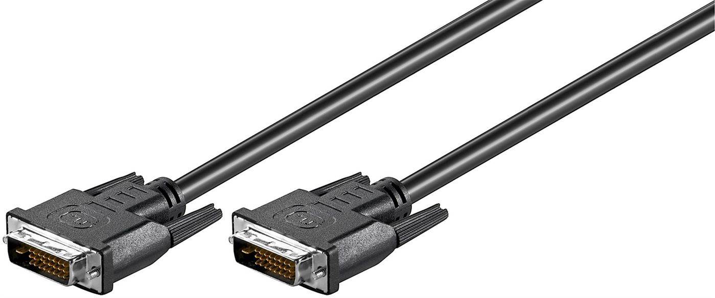 MicroConnect Csatlakozókábel 2 m Fekete MONCC2 DVI kábel-0