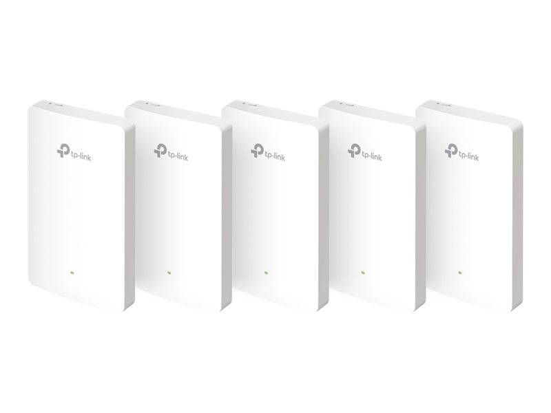 TP-LINK EAP615-Wall(5-pack) Omada 5 db-os csomag WLAN Access Point 1775 MBit/s 2.4 GHz, 5 GHz-0