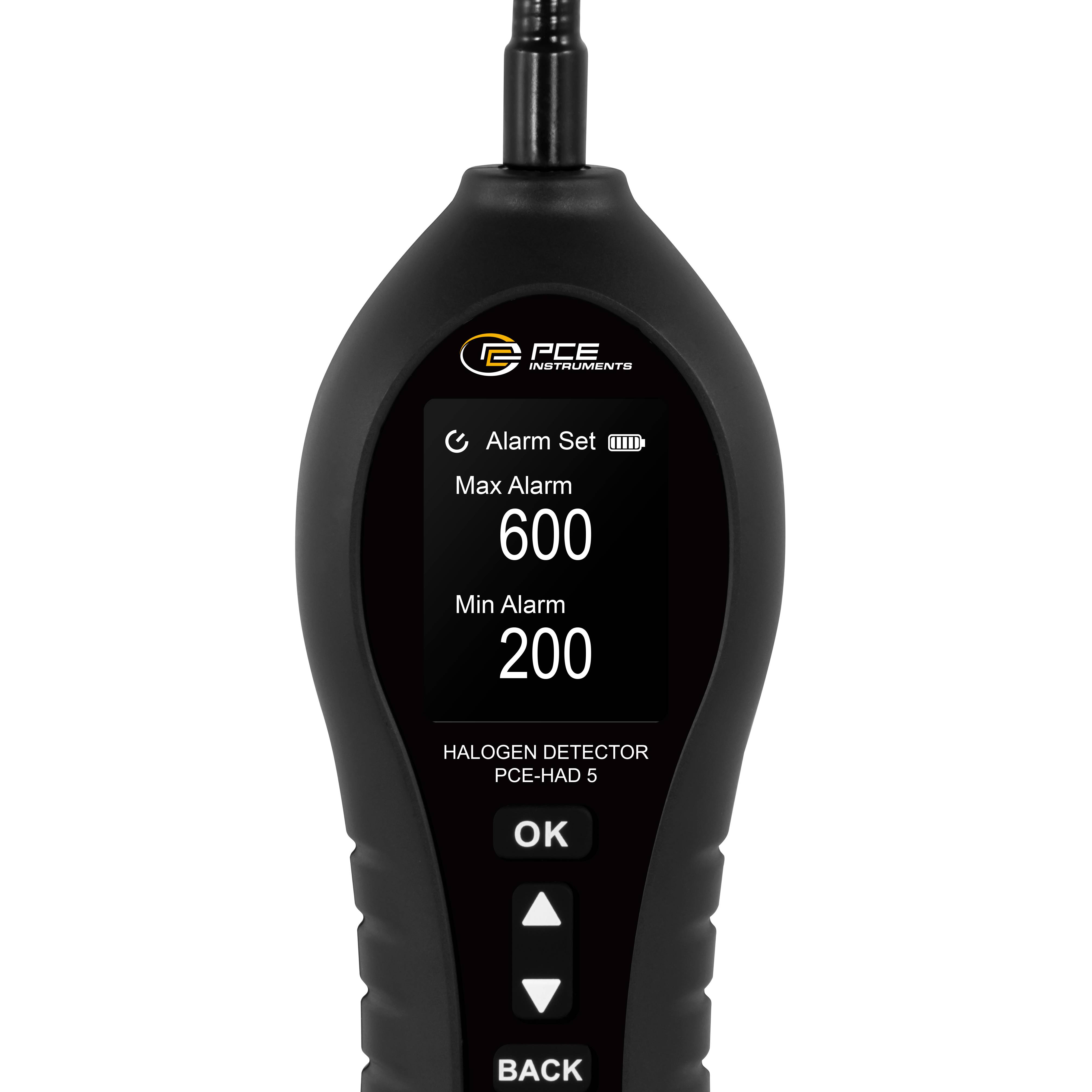 PCE Instruments Hűtőközeg mérőkészülék 0 - 1000 ppm Hőmérsékletmérő funkcióval Kalibráció Gyári standard (tanúsítvány né-1