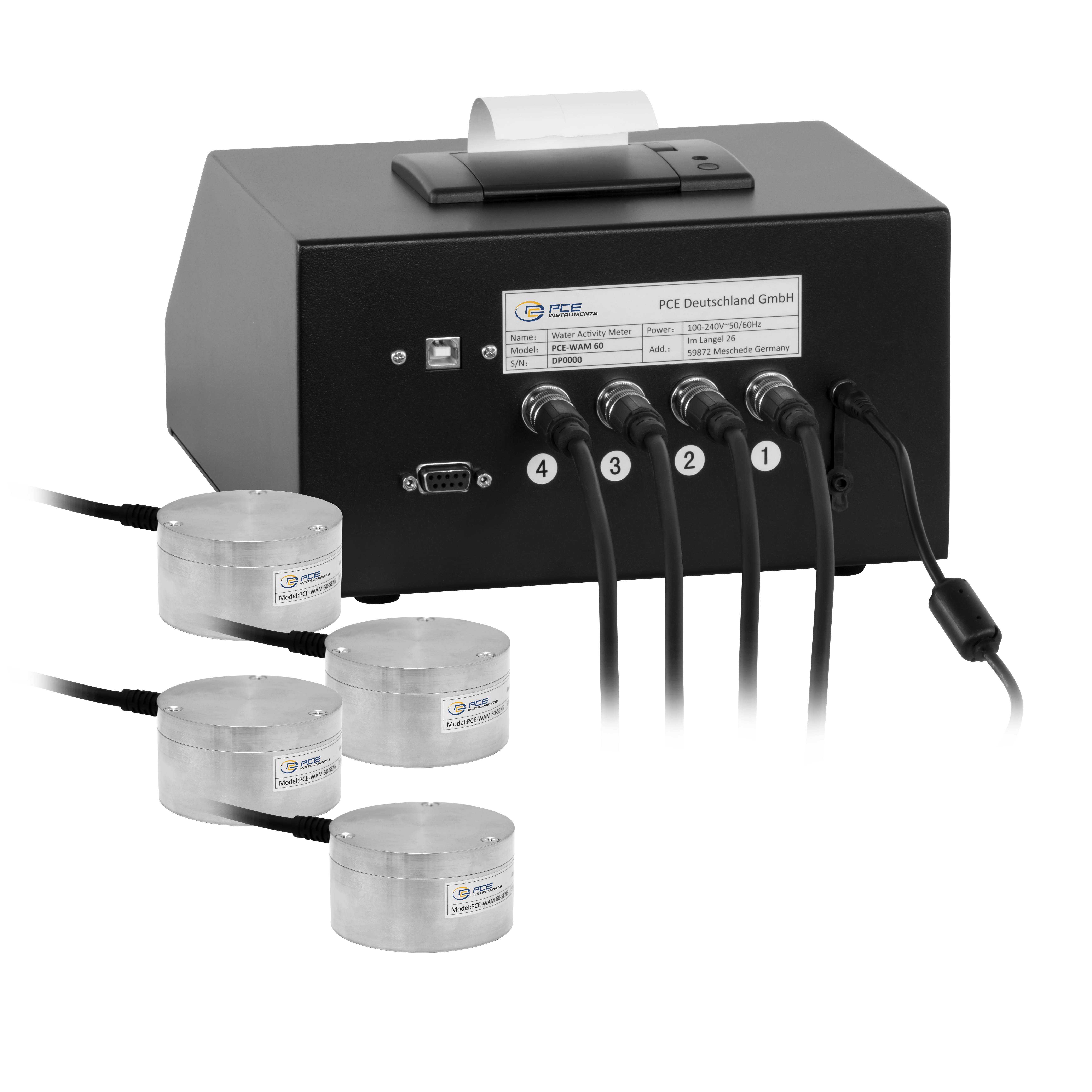 PCE Instruments PCE-WAM 60-KIT Vízaktivitásmérő Hőmérséklet, AW érték-2