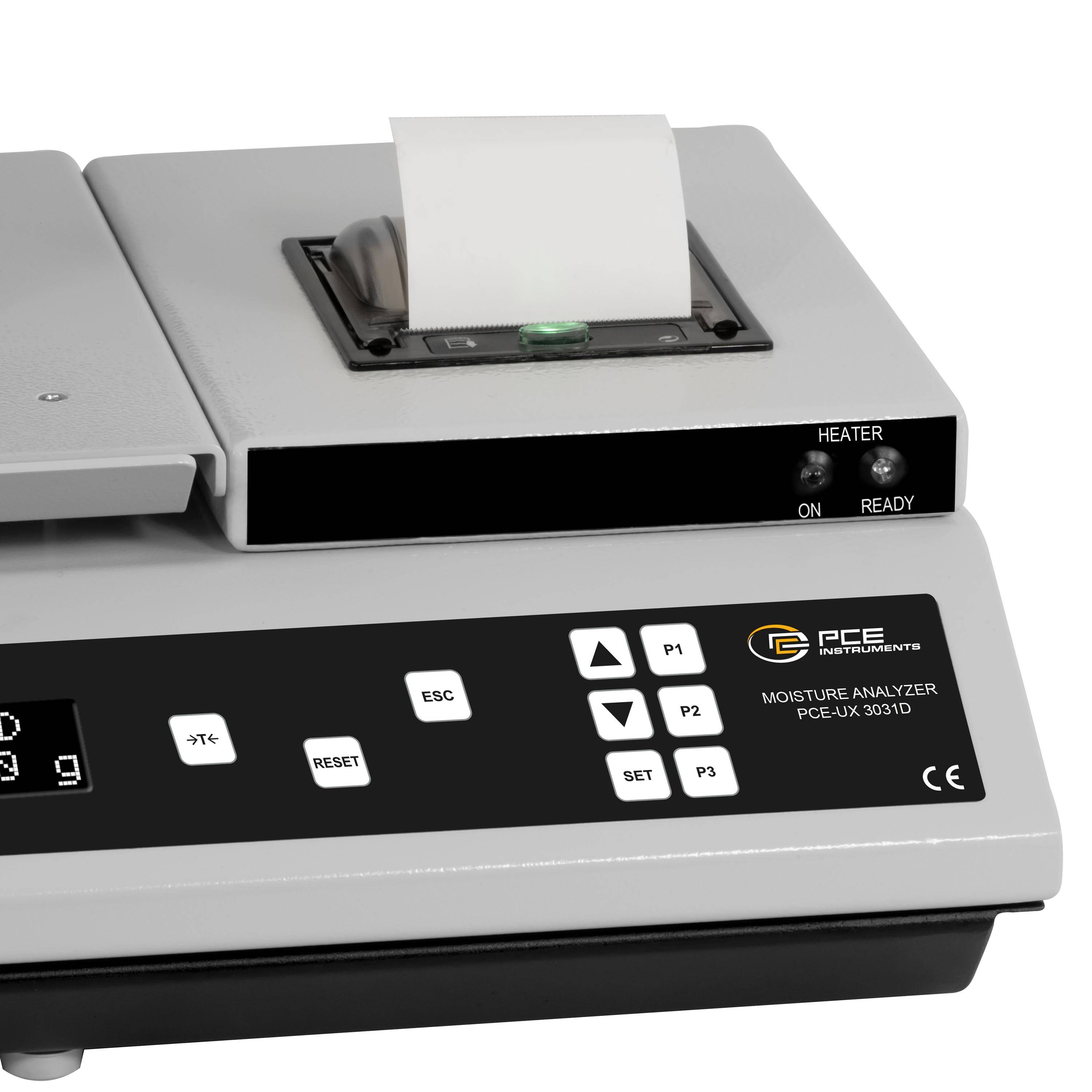 PCE Instruments PCE-UX 3031D Nedvességanalizátor mérleg PCE-UX 3031D Mérési tartomány (max.) 220 g Leolvashatóság 0 g Há-1