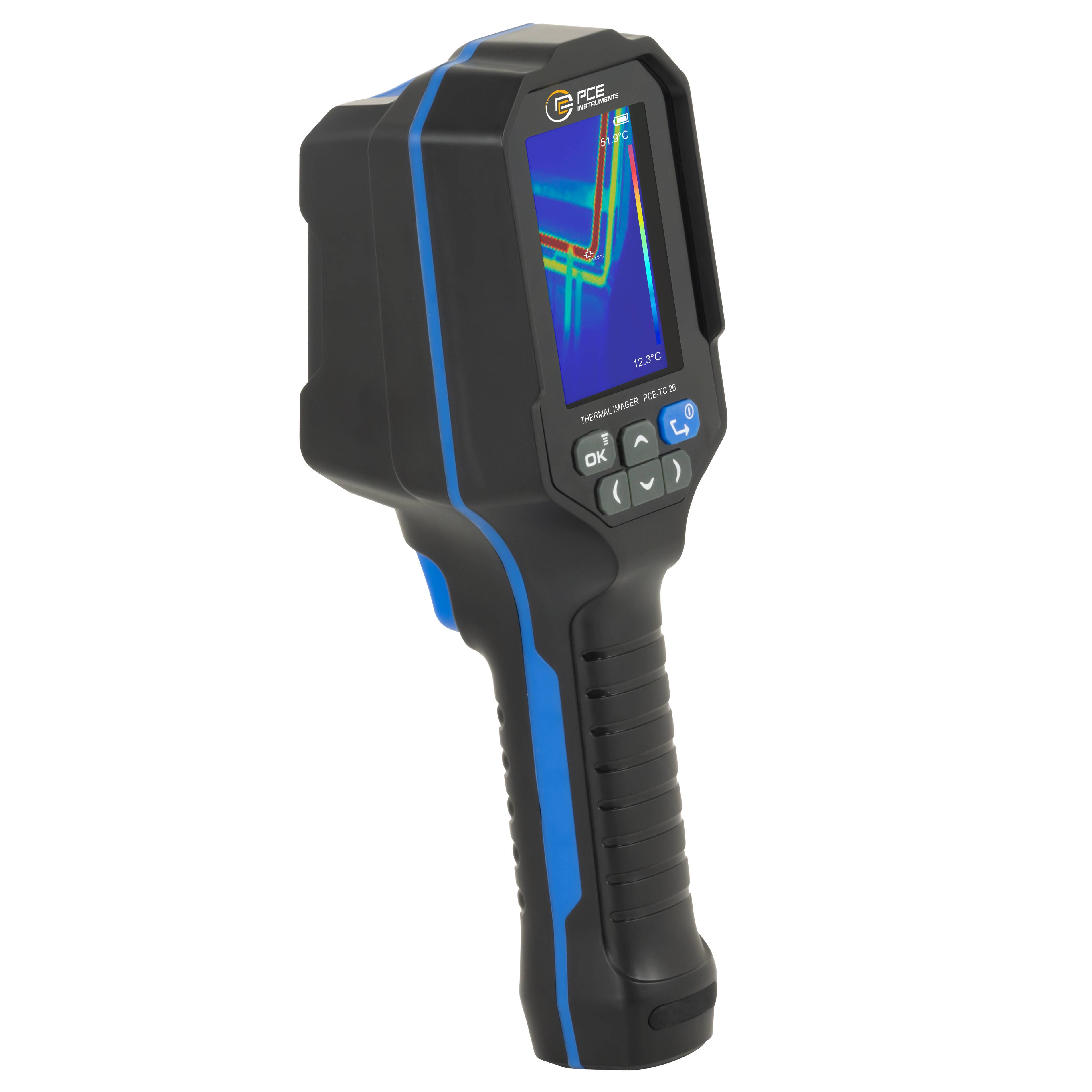 PCE Instruments PCE-TC 26 Hőkamera -10 - 400 °C 25 Hz USB-C
