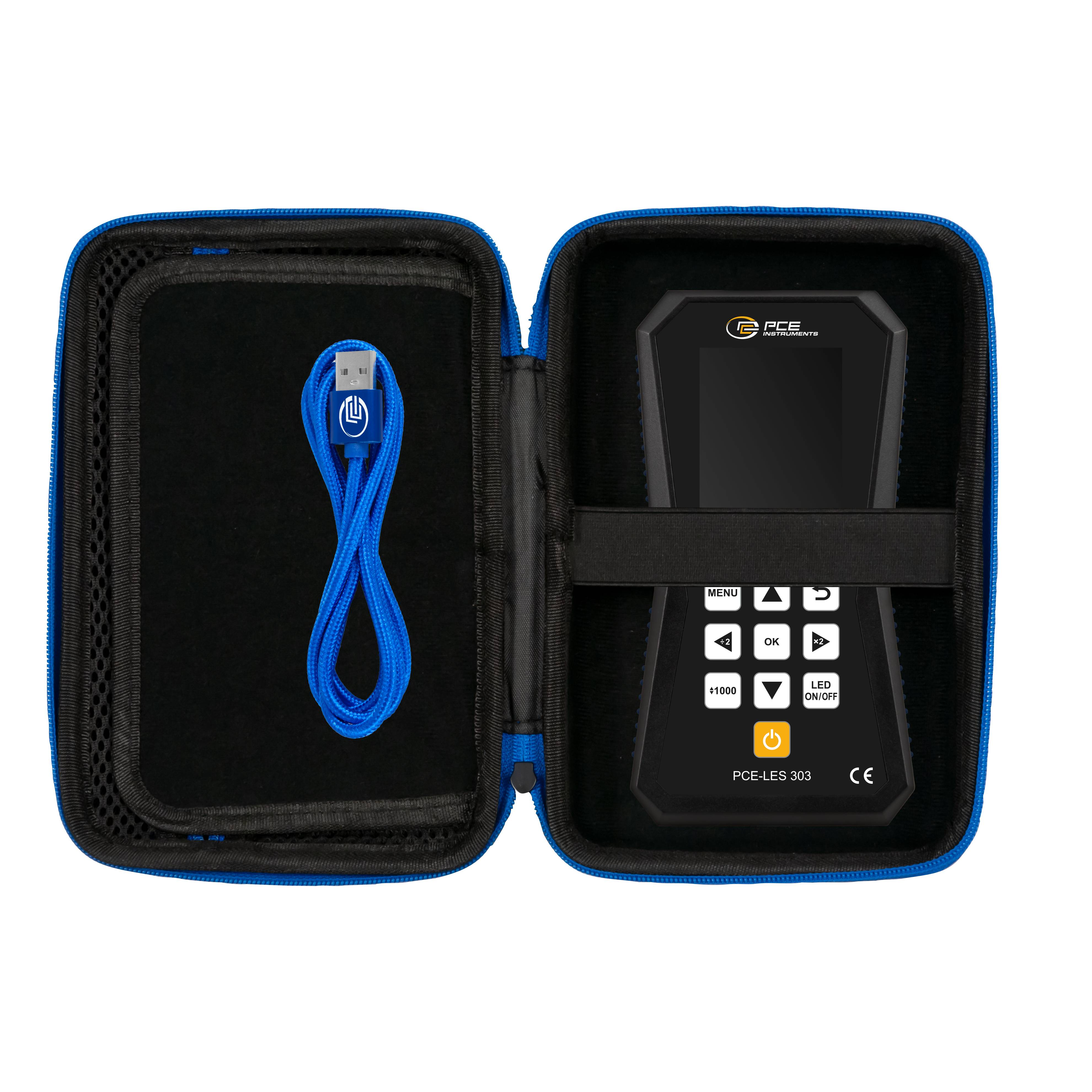 PCE Instruments PCE-LES 303UV-365 LED-es stroboszkóp LED-ek száma:3 db Feketefény (UV)-5