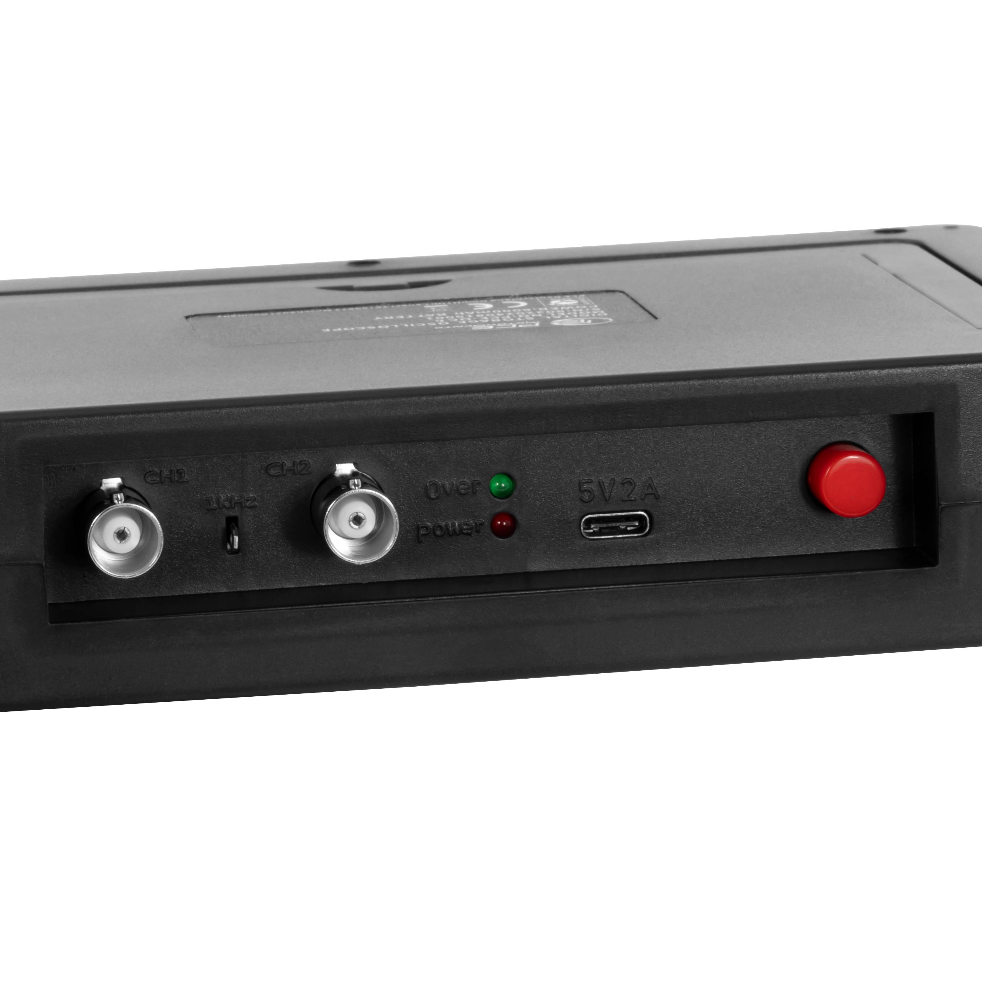 PCE Instruments Digitális oszcilloszkóp 100 MHz 1 GSa/mp 30 kpts 240000 bit Kézi készülék 1 db-3