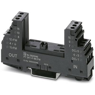 Surge protection base element PT 2X1-BE/FM 2920036 Phoenix Contact