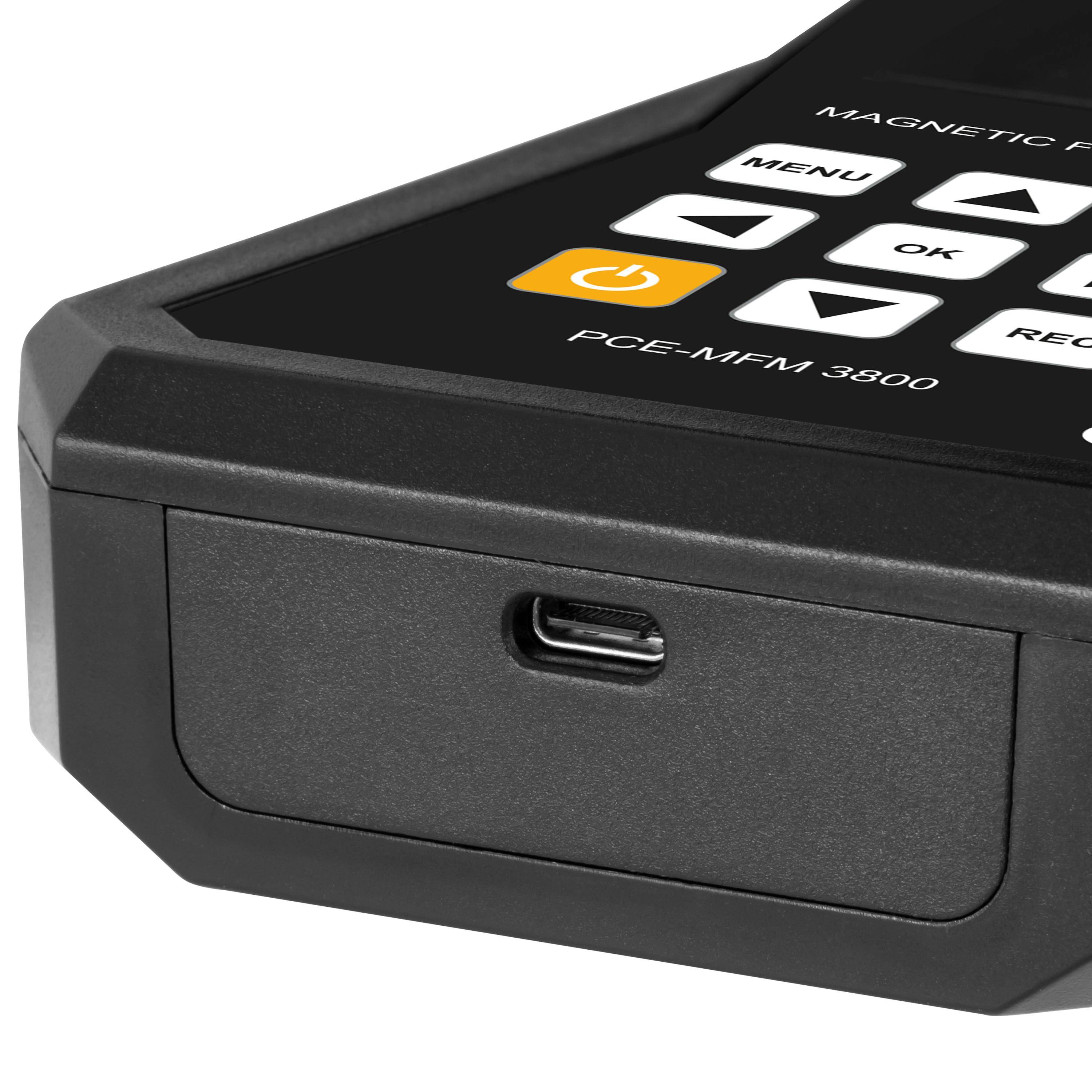 PCE Instruments PCE-MFM 3800 Mágneses mező teszter SD kártya nyílással-2