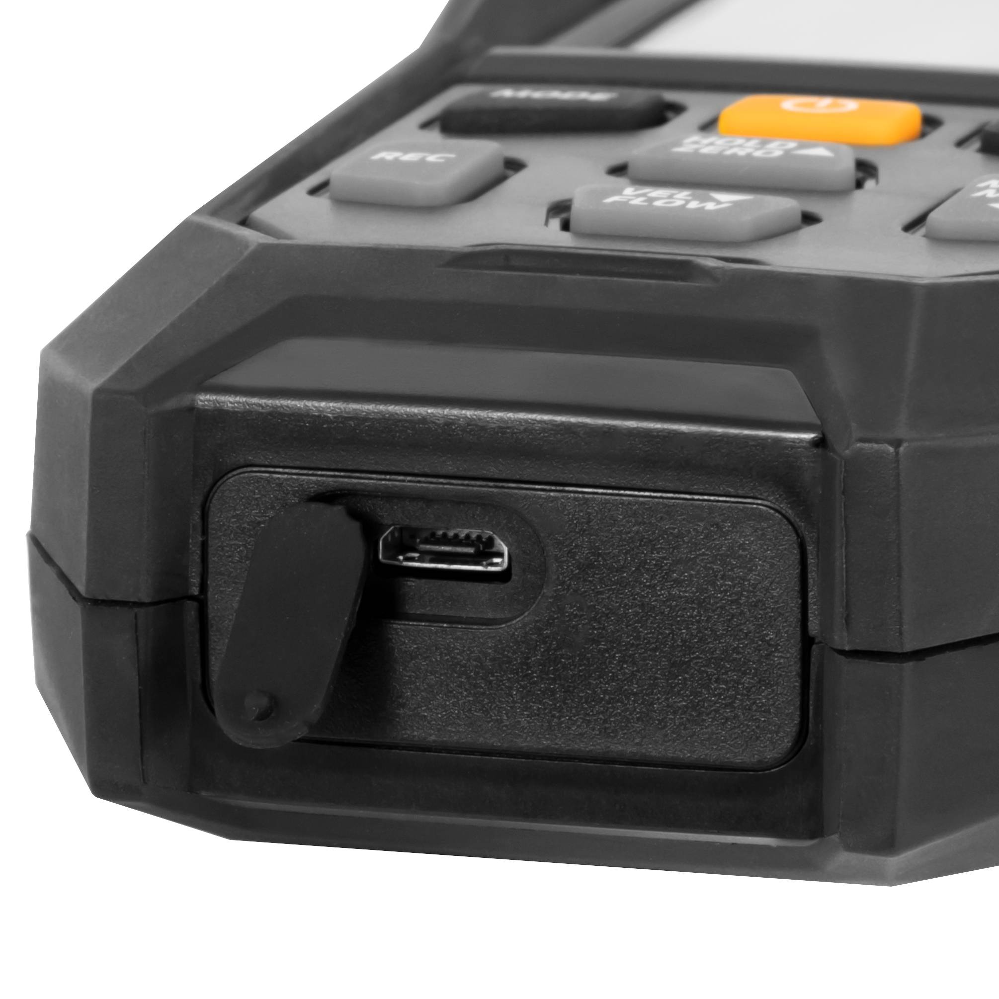 PCE Instruments PCE-AM 40 Anemométer 1 - 162 km/óra Hőmérsékletmérő funkcióval, USB csatlakozóval-3