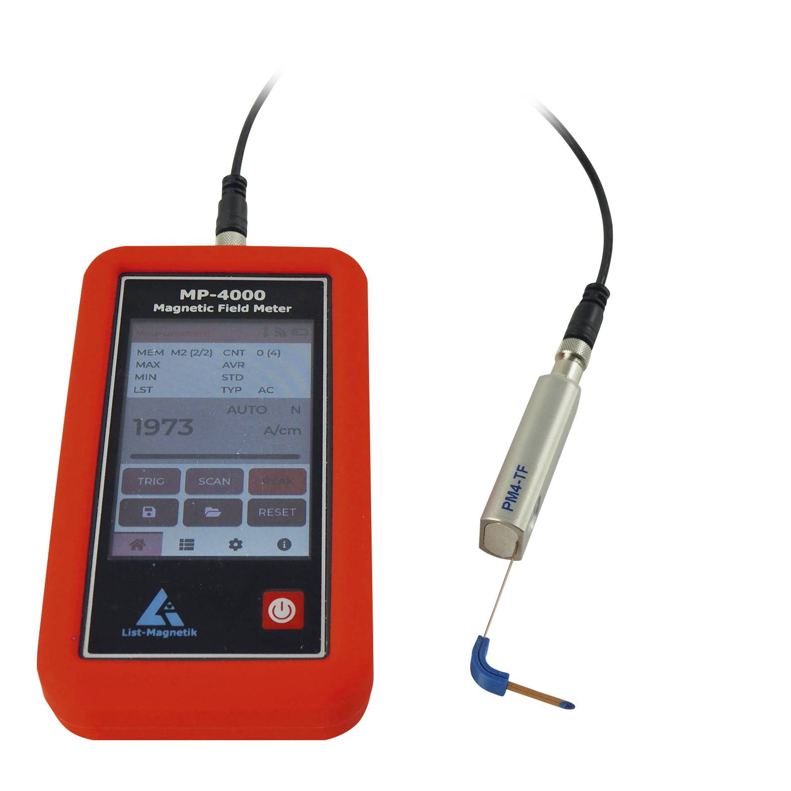 PCE Instruments LM-MP4000-4TF Mágneses mező analizáló