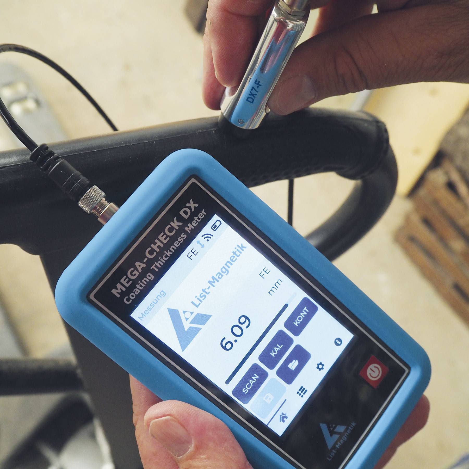 PCE Instruments LM-MCDX-7F Rétegvastagság mérő 2 - 1000 µm-1