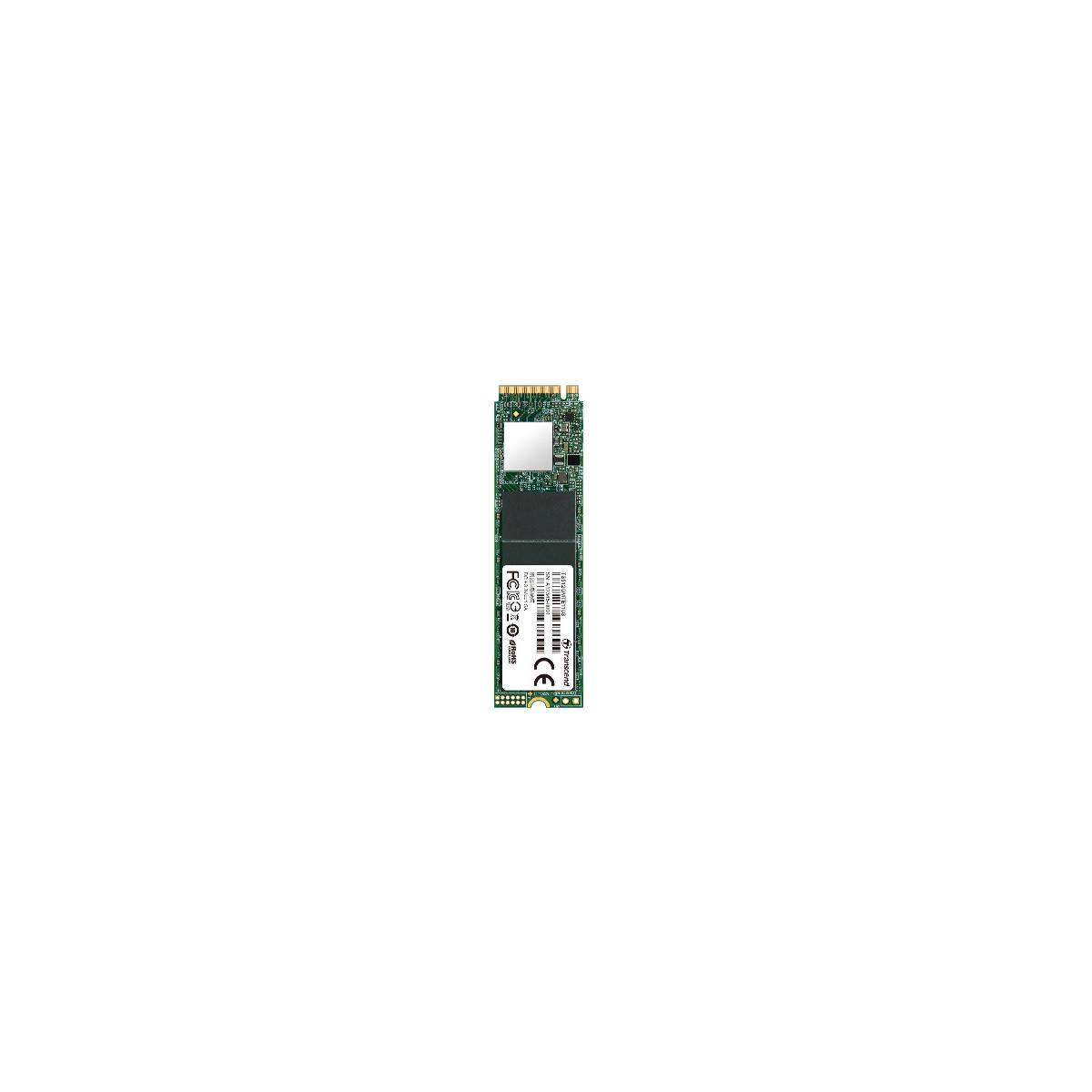 Transcend 110S 512 GB Belső NVMe/PCIe M.2 SSD M.2 NVMe PCIe 3.0 x4 Retail TS512GMTE110S-3