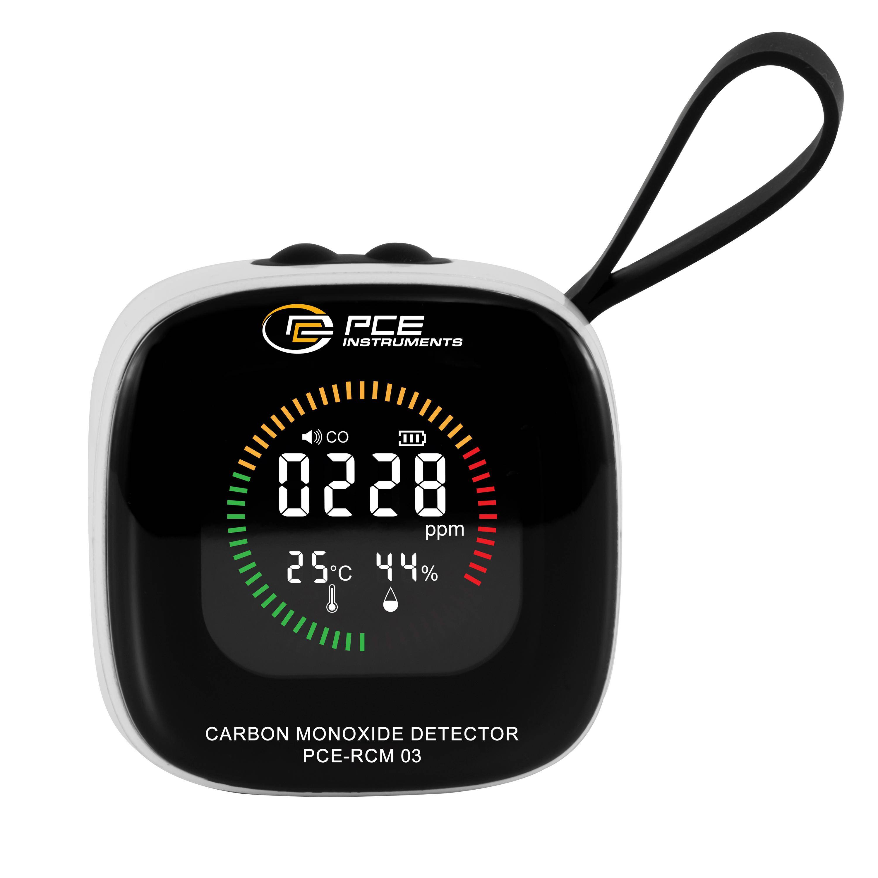 PCE Instruments Széndioxid mérő CO2 Hőmérsékletmérő funkcióval, USB csatlakozóval-1