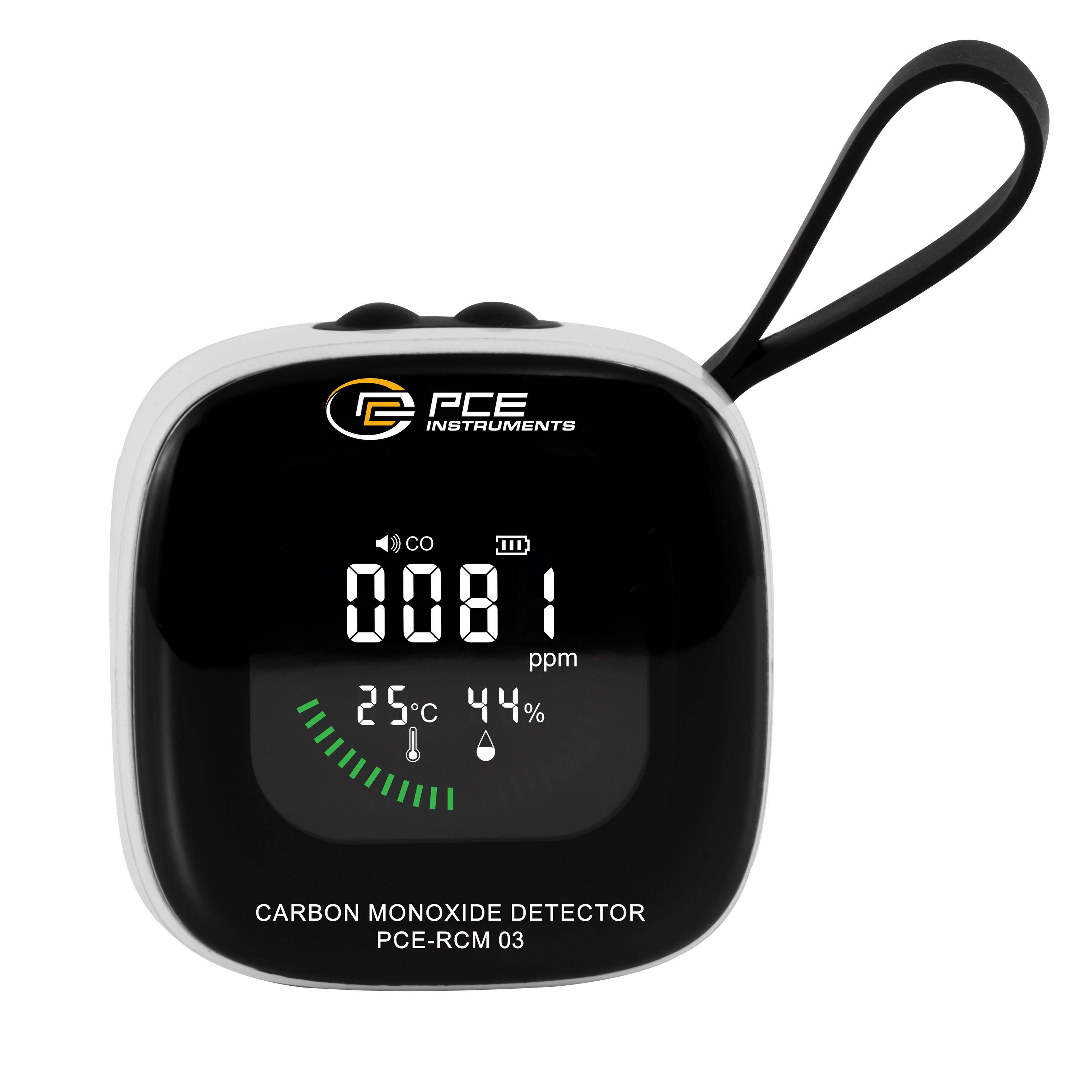 PCE Instruments Széndioxid mérő CO2 Hőmérsékletmérő funkcióval, USB csatlakozóval-2