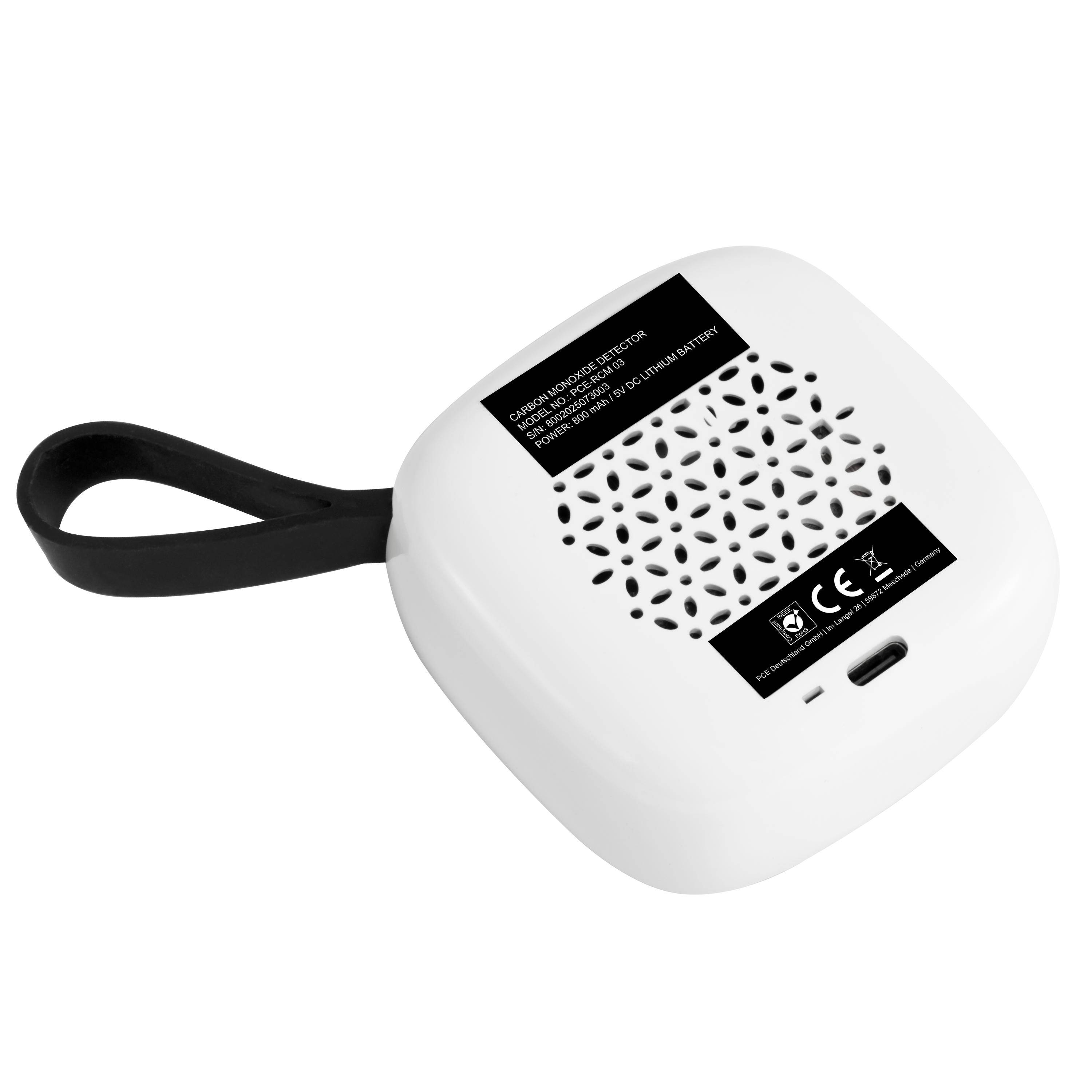 PCE Instruments Széndioxid mérő CO2 Hőmérsékletmérő funkcióval, USB csatlakozóval-4