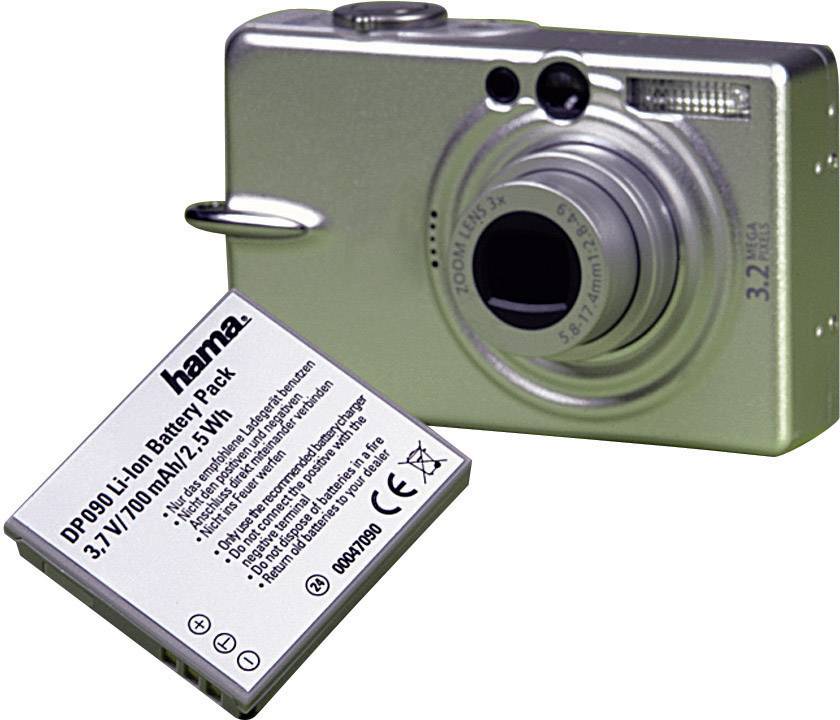 NB-4L Canon kamera akku 3,7 V 650 mA, Hama-1