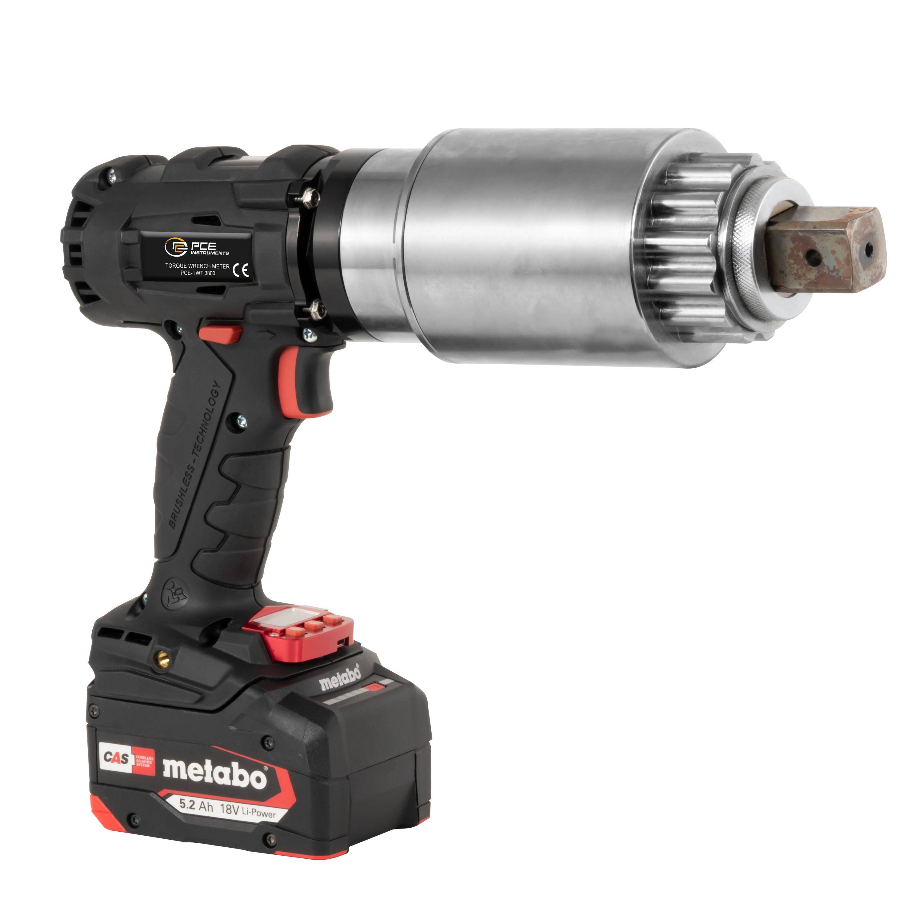 PCE Instruments Forgatónyomatékos csavarhúzó Műhely, Univerzális, Villanyszerelő, Elektronika- és finommechanika 600 - 3800 Nm