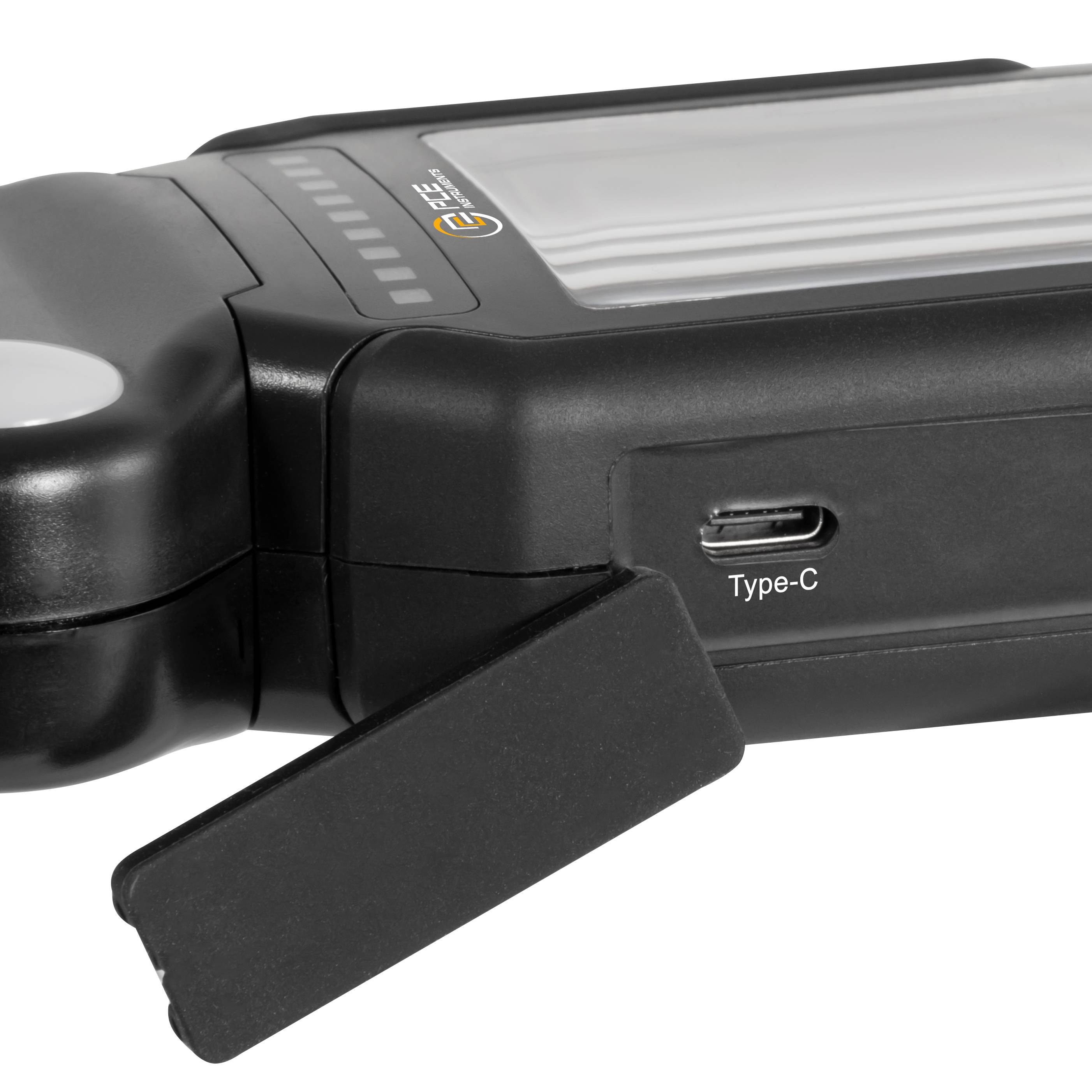 PCE Instruments PCE-EM 750 Anemométer -20 - 60 °C USB csatlakozóval, Hőmérsékletmérő funkcióval Kalibráció Gyári standar-4