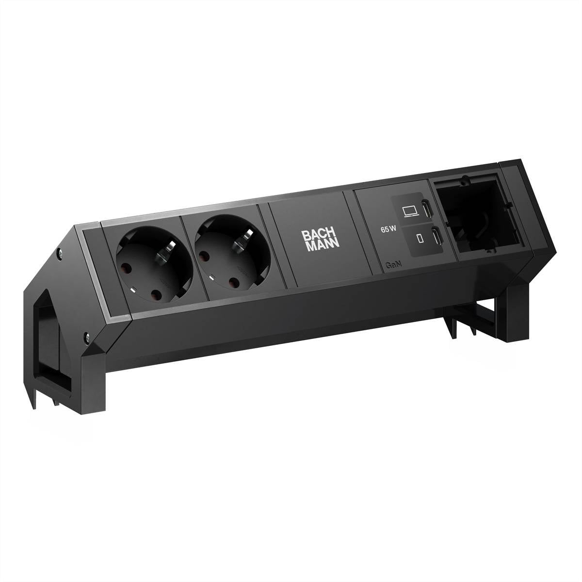 Bachmann BM0024275 Stopcontact Zwart
