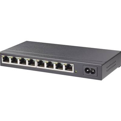 8 portos Gigabit LAN switch, 1000 Mbit/s, Renkforce