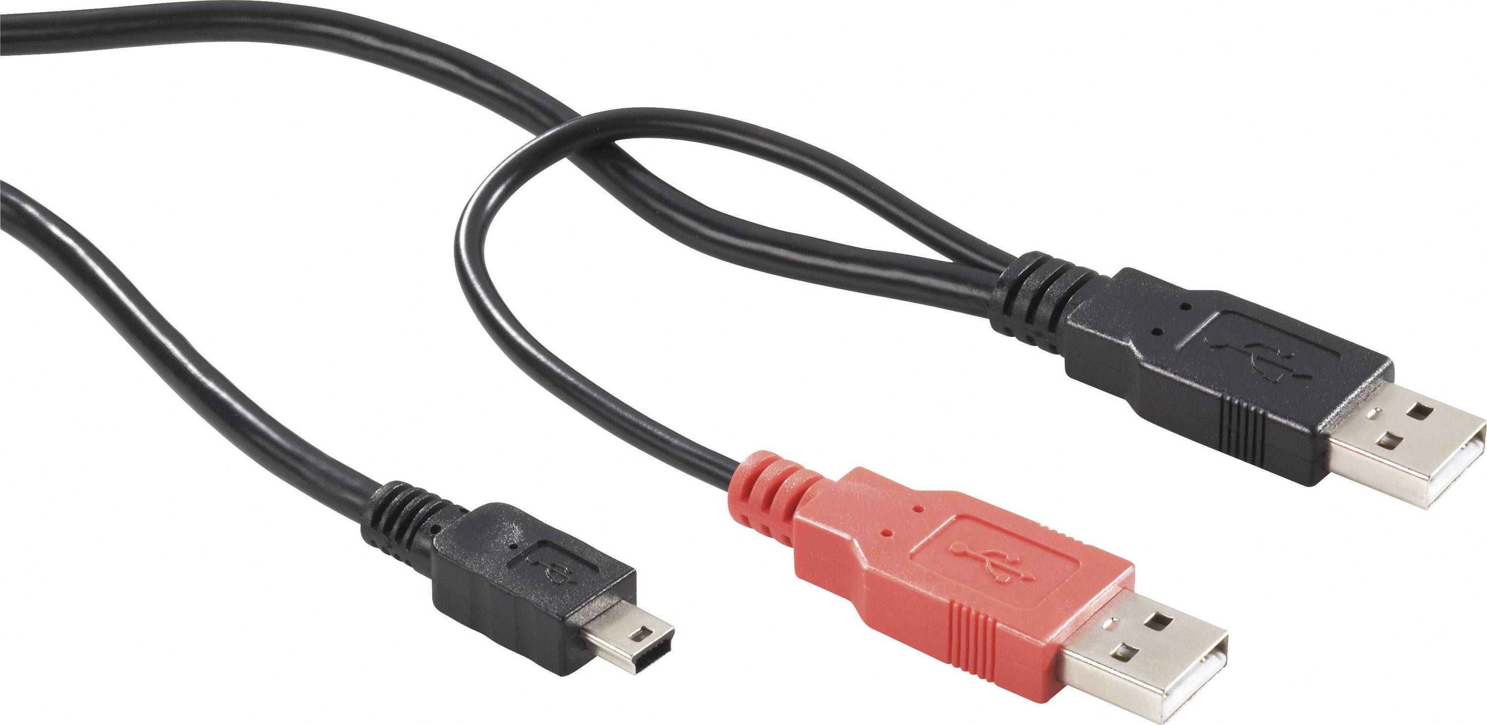 Mini USB Y kábel, 1 m, Conrad ár, eladó Conrad Electronic