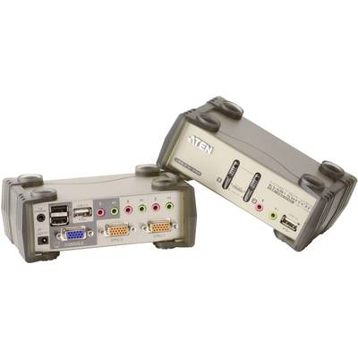 2 portos USB-s KVM switch, (billentyűzet, video, egér) elosztó, PS/2 és VGA elosztó Aten CS1732B-AT-G