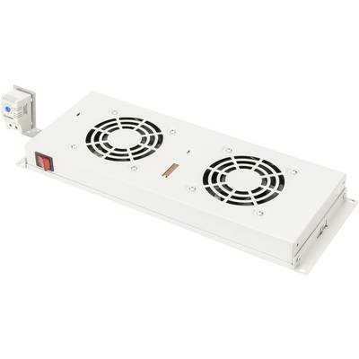 Digitus DN-19 FAN-2-HO-SW 19 coll 2 x Hálózati szekrény ventilátor 1 ME Fekete