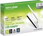 TP-Link 150Mbps nagy teljesítményű Wi-Fi USB adapter