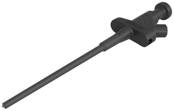 SKS Hirschmann KLEPS 30 sw Morsetto a clip fine Connettore 4 mm CAT I Nero