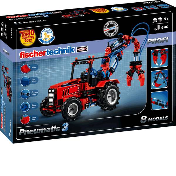Kit esperimenti e pacchetti di apprendimento - fischertechnik 516185 PROFI Pneumatic 3 Kit esperimenti da 9 anni - Kit esperimenti e pacchetti di apprendimento - fischertechnik 516185 PROFI Pneumatic 3 Kit esperimenti da 9 anni -