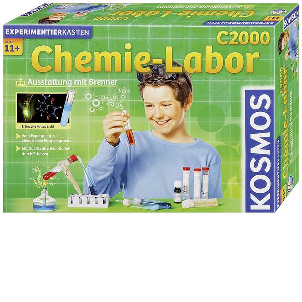 Kit di apprendimento chimica - Kosmos Chemielabor C2000 640125 Kit esperimenti da 11 anni - Kit di apprendimento chimica - Kosmos Chemielabor C2000 640125 Kit esperimenti da 11 anni -