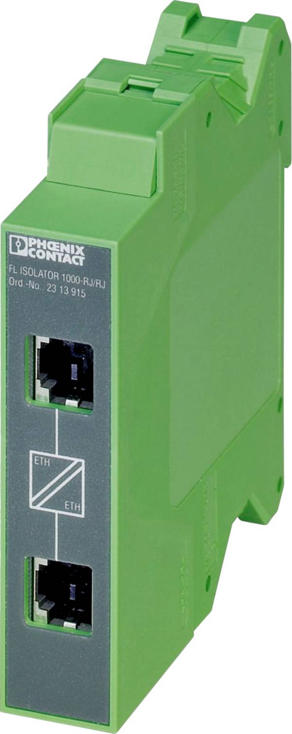 Phoenix Contact FL ISOLATOR 1000-RJ/RJ Isolatore di rete  N. porte Ethernet 2