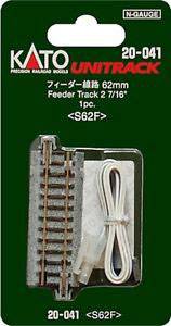 7078011 N Kato Unitrack Binario di raccordo 62 mm 1 pz.