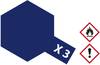Vernice acrilica Tamiya 81003 Blu reale lucido Codice colore: X-3 Contenitore in vetro 23 ml