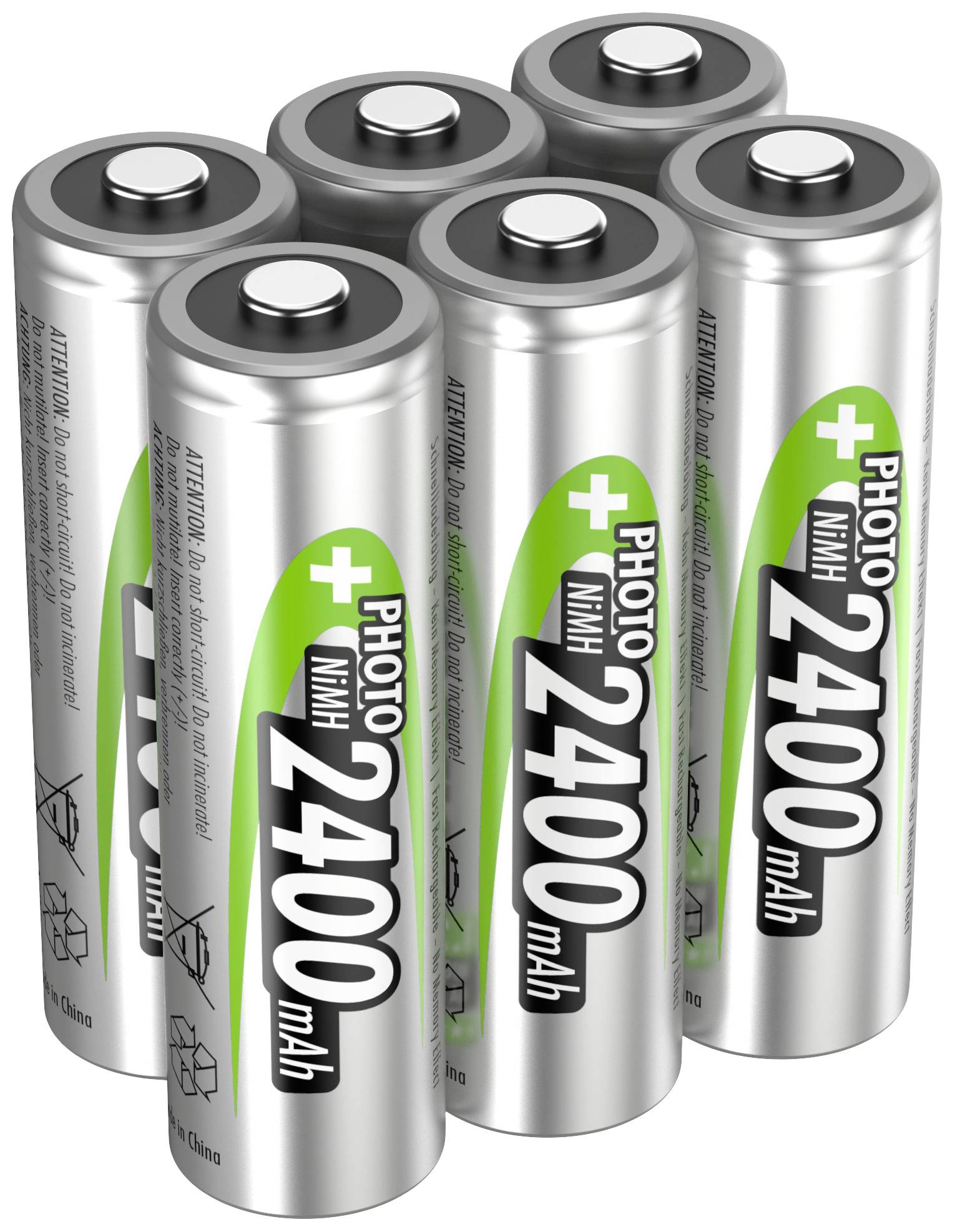 Ansmann 1322-0000-510 Batteria ricaricabile Stilo (AA) NiMH 2400 mAh 1.2 V 6 pz.-1