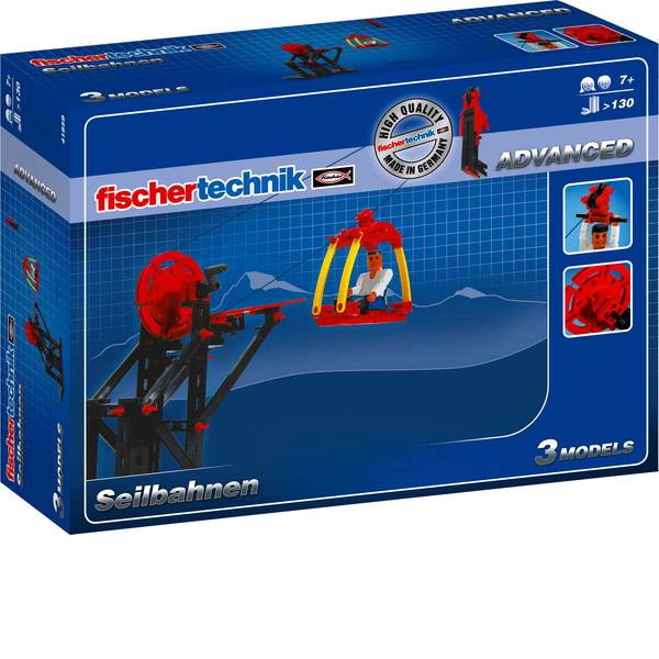 Kit esperimenti e pacchetti di apprendimento - fischertechnik 41859 ADVANCED Seilbahnen Kit esperimenti da 7 anni - Kit esperimenti e pacchetti di apprendimento - fischertechnik 41859 ADVANCED Seilbahnen Kit esperimenti da 7 anni -