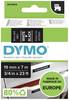 DYMO 45811 Cassetta nastro Colore Nastro: Nero Colore carattere: Bianco 19 mm 7 m