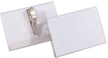Durable 811119 Cartellino portanome 8111 (L x A) 90 mm x 54 mm morsetto a coccodrillo 25 pz.-0
