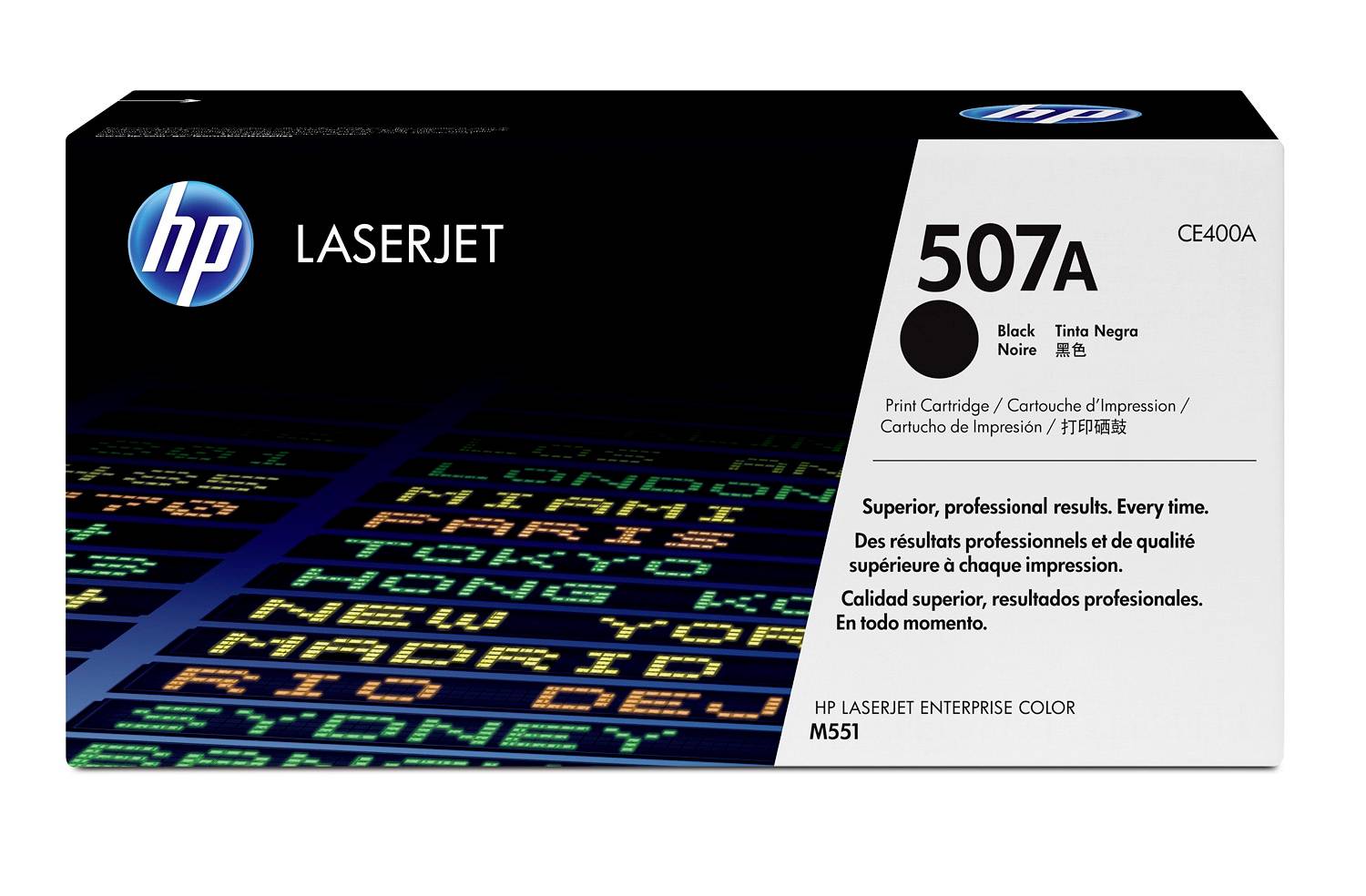 HP 507A CE400A Toner Nero 5500 pagine Originale Cartuccia toner