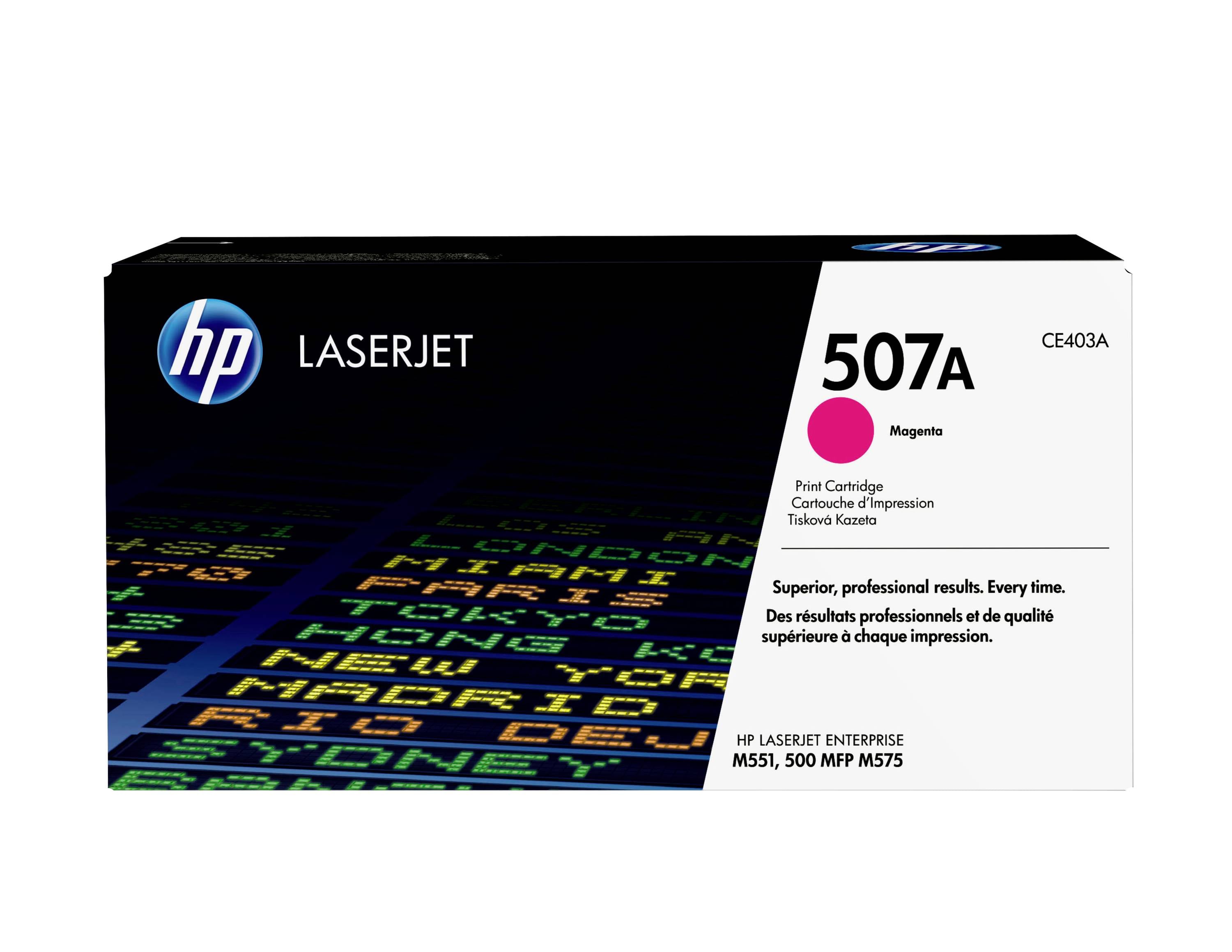 HP Toner 507A Originale Magenta 6000 pagine CE403A