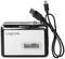 Un registratore portatile a cassette di LogiLink con cavo di connessione USB, per digitalizzare audiocassette su PC.